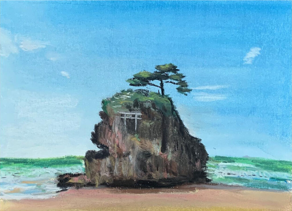 山陰土着系女優・松島彩さんが絵を書き続ける理由 – 創作の先にある平穏 | Artist+