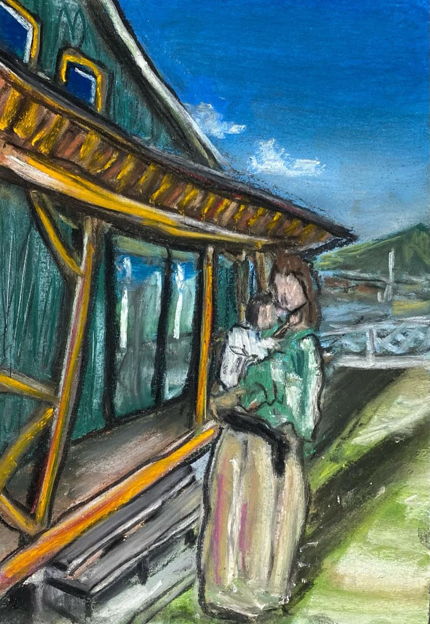 山陰土着系女優・松島彩さんが絵を書き続ける理由 – 創作の先にある平穏 | Artist+